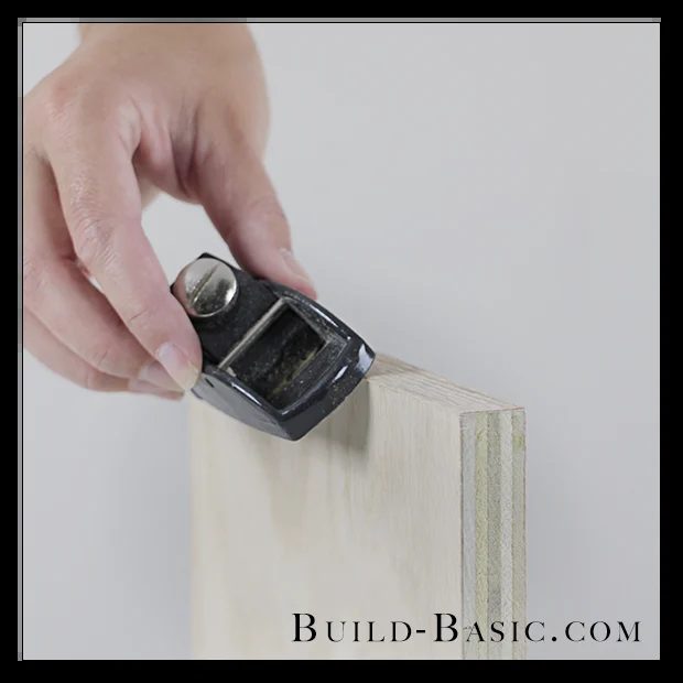 Finish Plywood Edges With Veneer Edge Banding Trimmer, Build Basic