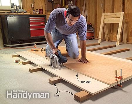 How To Cut Plywood With A Circular Saw, Family Handyman