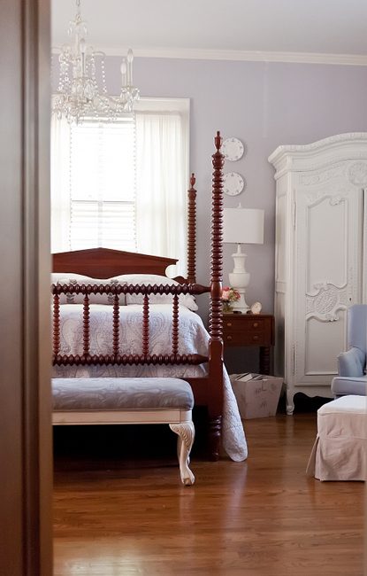 The Decorologist lavendar bedroom