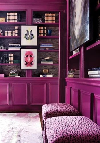 LCH Interiors aubergine cabinetry