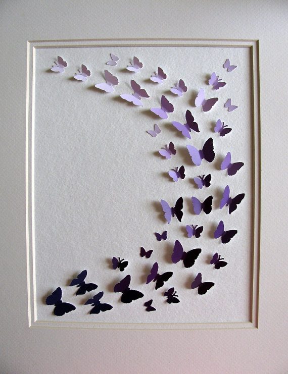 Etsy Purple Paint Chip Art