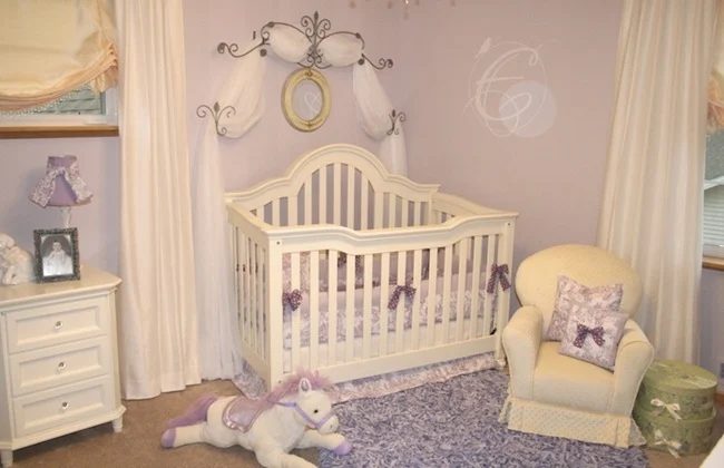 Love Laughter and Decor lavender nursery