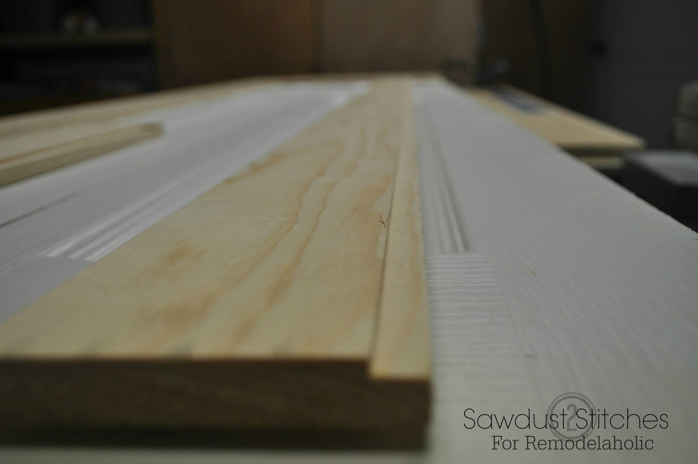Closet door makeover sawdust2stitches.com
