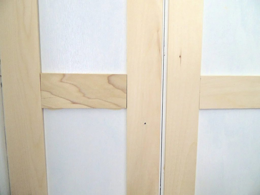 how to update flat closet doors to paneled french doors 2, Wife in Progress on Bekob