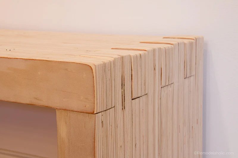 Handmade Modern Plywood Bench walkthrough | Half Lap Construction