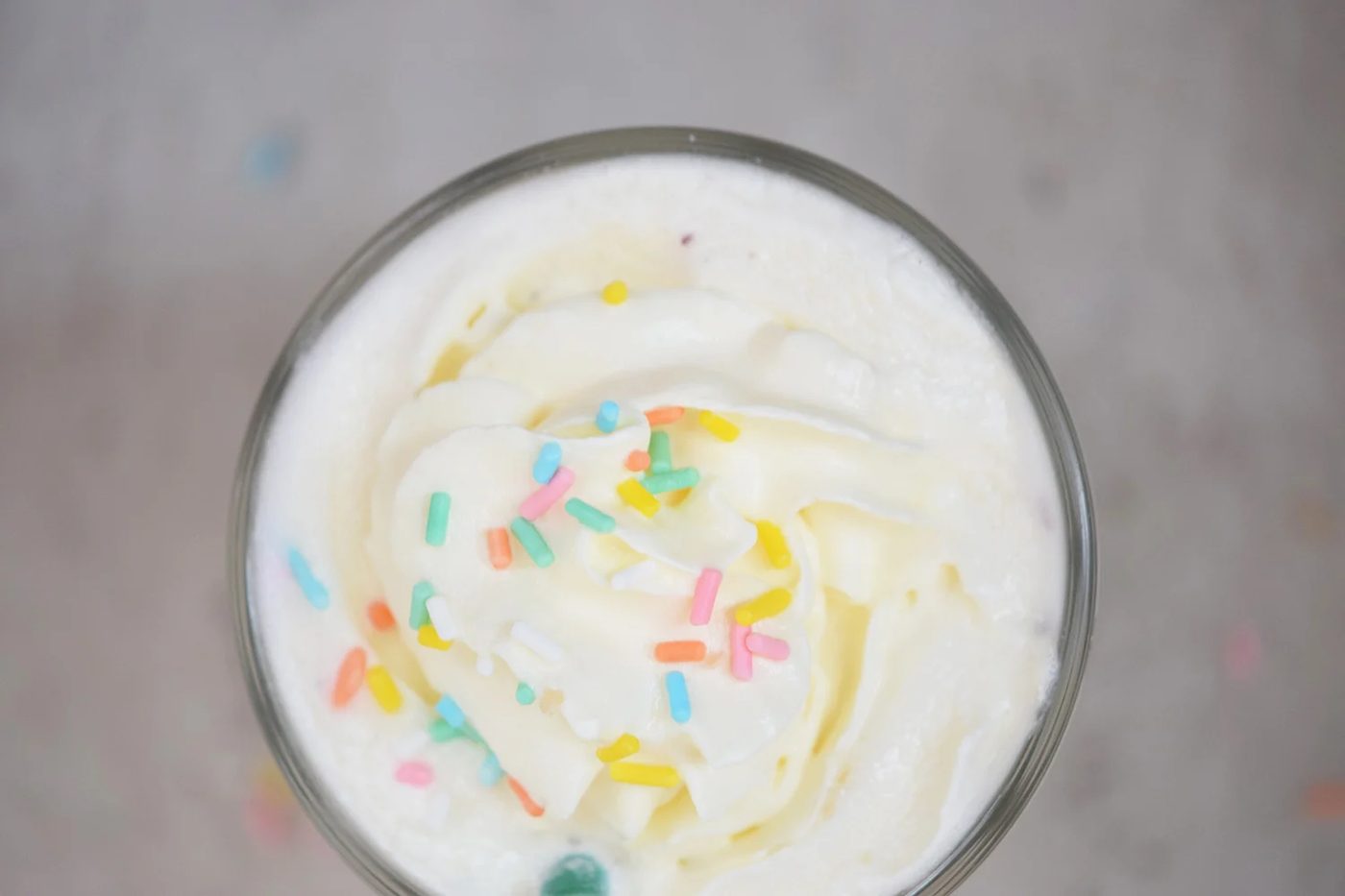 Birthday Cake Milkshake | Dessert Recipe | Drink | via Bekob.com