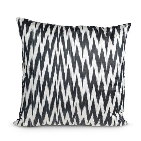 Furbish Black Zig Zag Pillow via Bekob.com