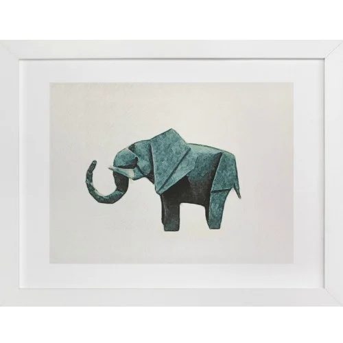 Blue Boys Playroom 08 Elephant Art