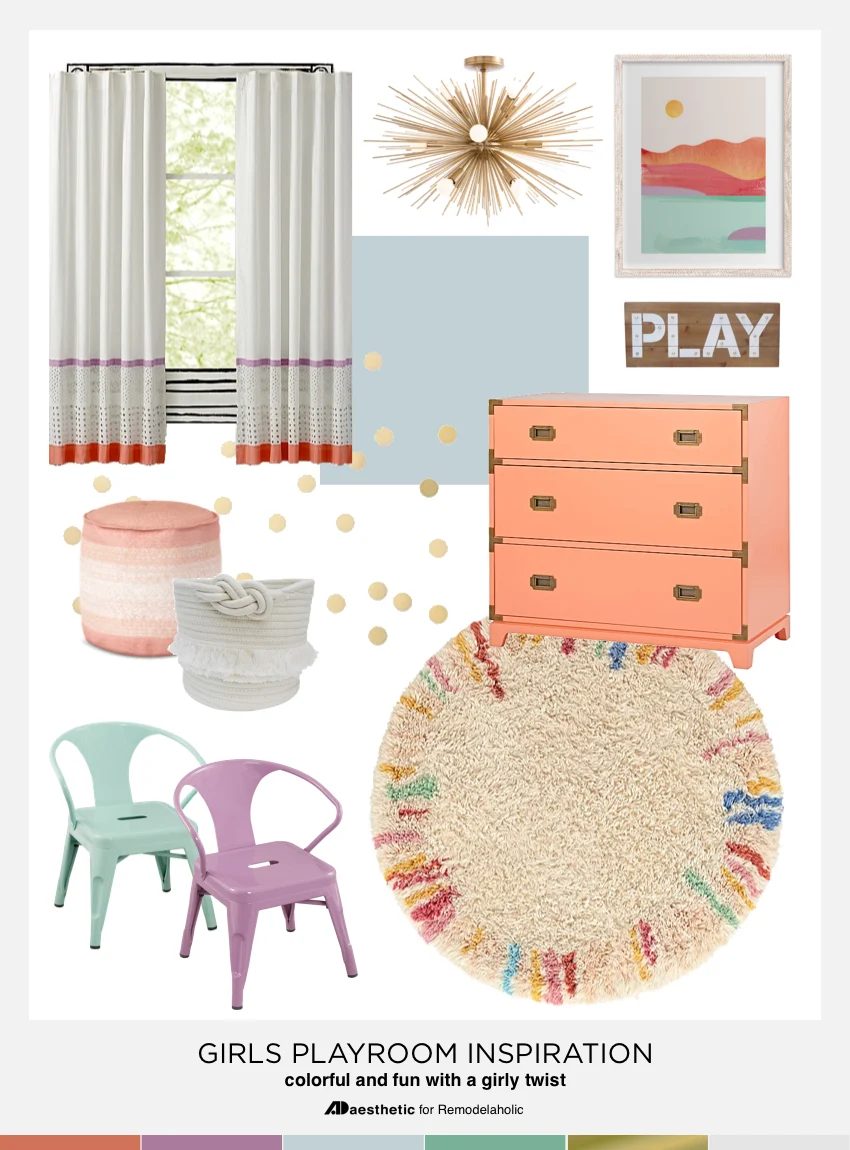 Girls Playroom options and Inspiration