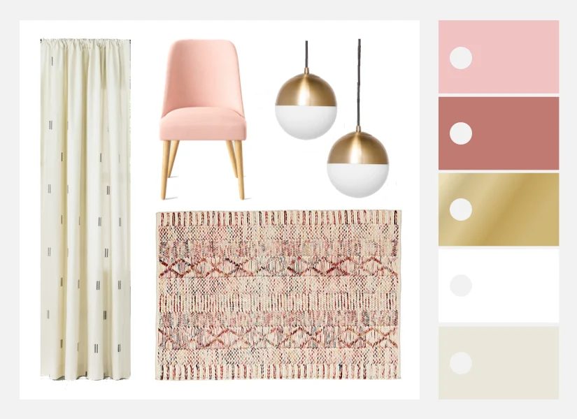 Pretty in Pink! Blush Pink Bedroom Inspiration