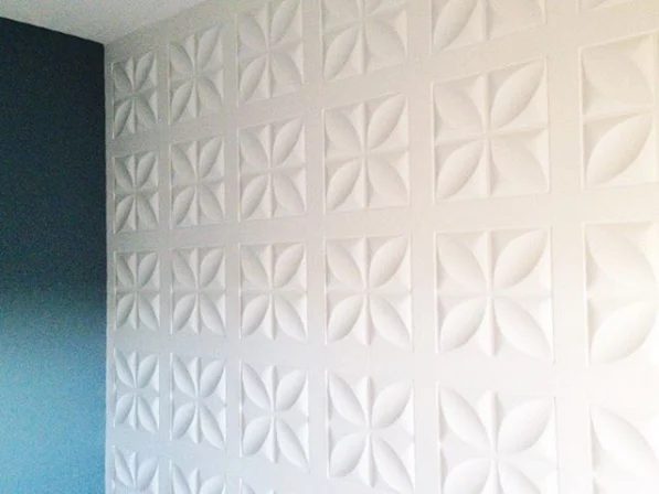 All white panel wall in bedroom by Mesmerizing Moments featured on @Bekob