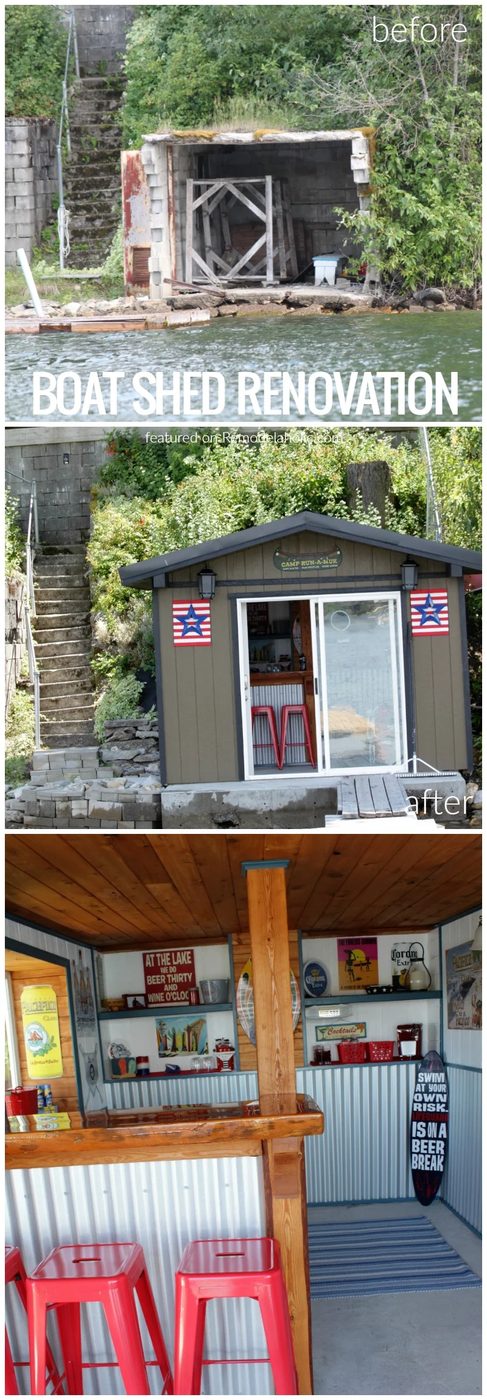 Boat Shed Renovation Before And After On @Bekob