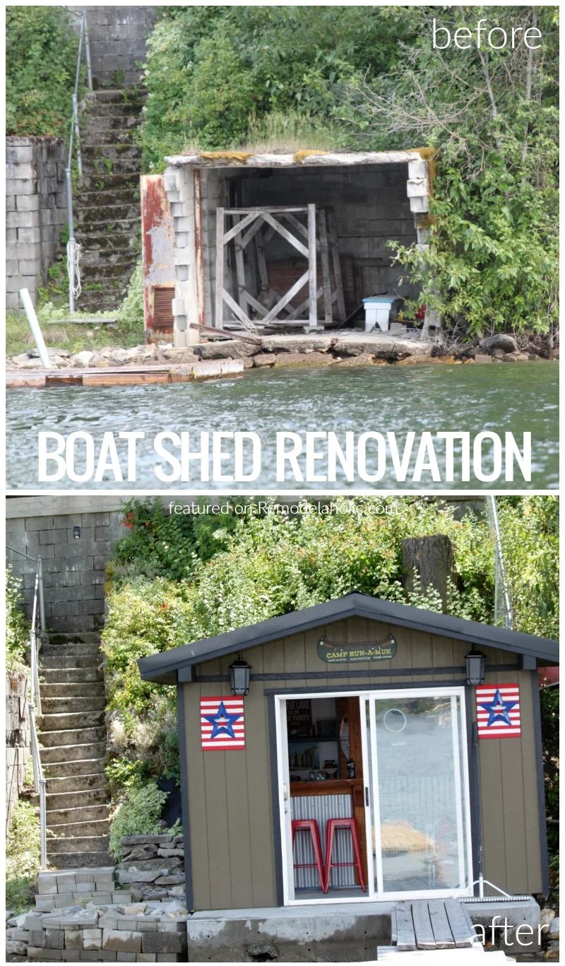 Boat Shed Renovation Before And After On @Bekob 2