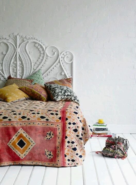 Bohemian Chic: decorating with texture and pattern @Bekob