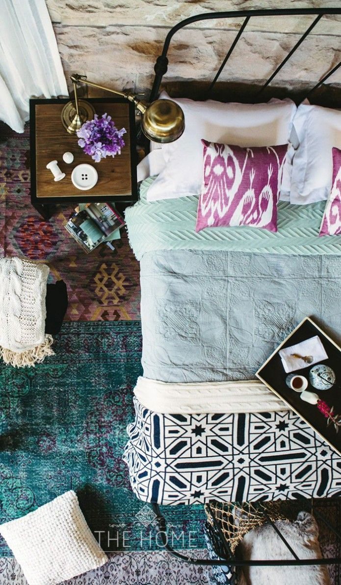 Bohemian Chic: decorating with texture and pattern @Bekob