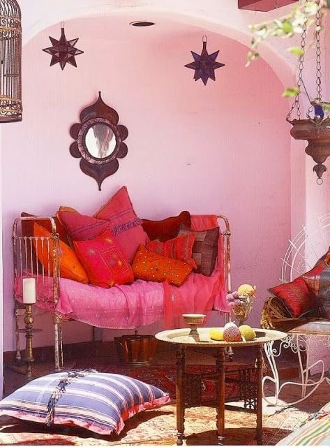 Bohemian Chic: decorating with texture and pattern @Bekob