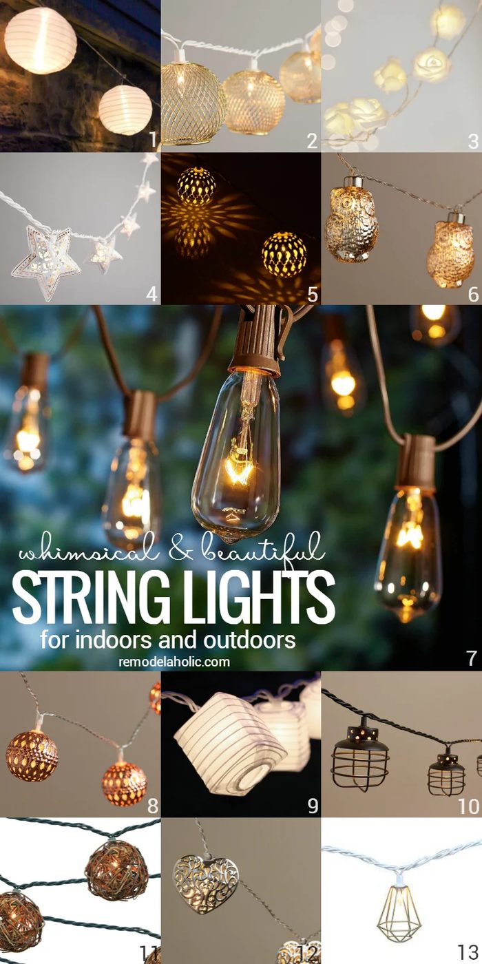 These whimsical string lights will add beauty and ambiance to any space, indoor or out @Bekob