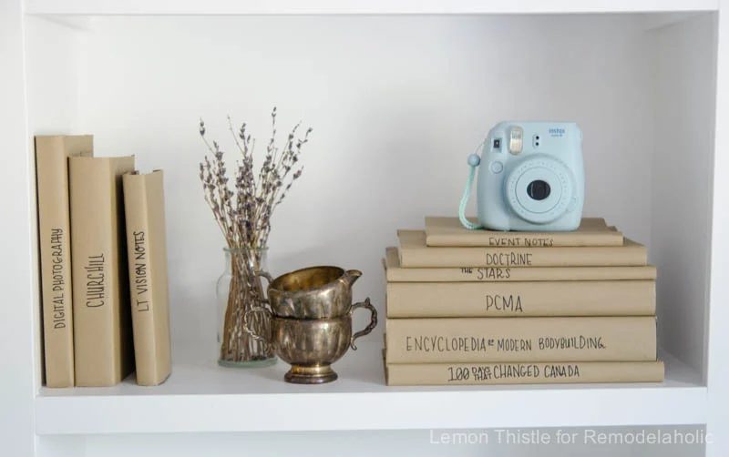 direct Afternoon Bookshelf Refresh- I want to try this!