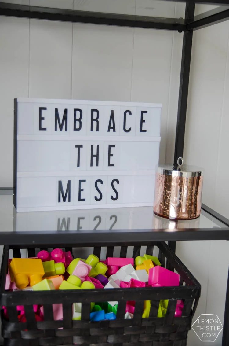 Tips for styling a bookcase (when you have kids!)