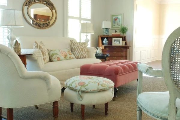 Bright Living Room Makeover