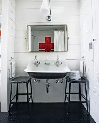 double sink bathroom, Martha Stewart