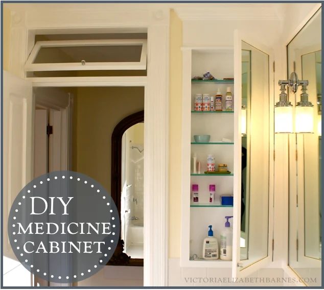 Handmade-medicine-cabinet…-we-designed-and-built-a-mirrored-storage-cabinet-for-our-old-house-bathroom-remodel.