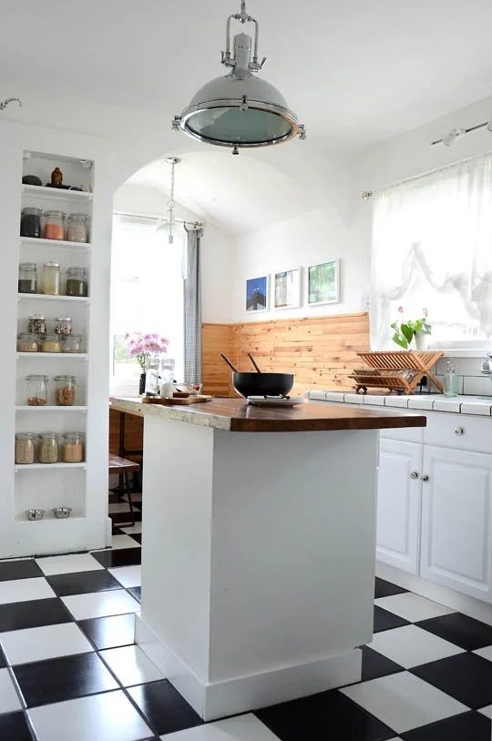 Dry Goods Recessed Kitchen Shelves