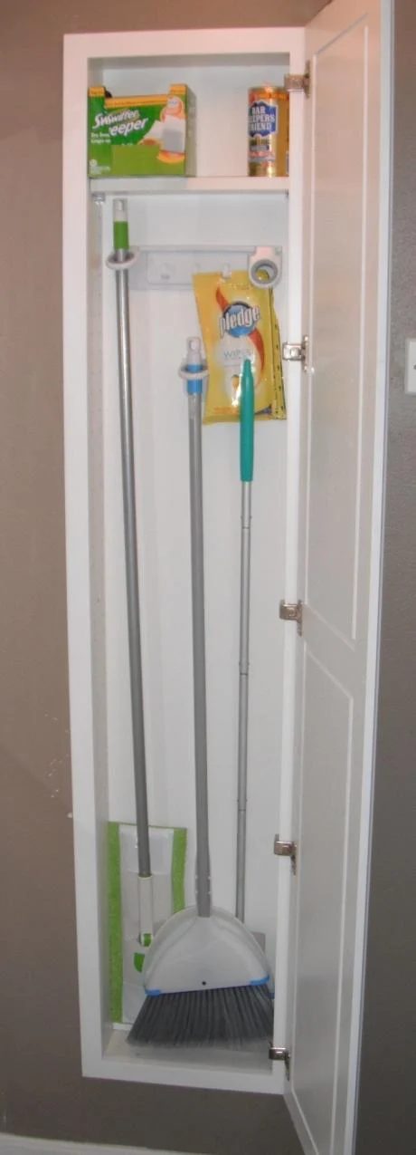 In-Wall Cleaning Closet