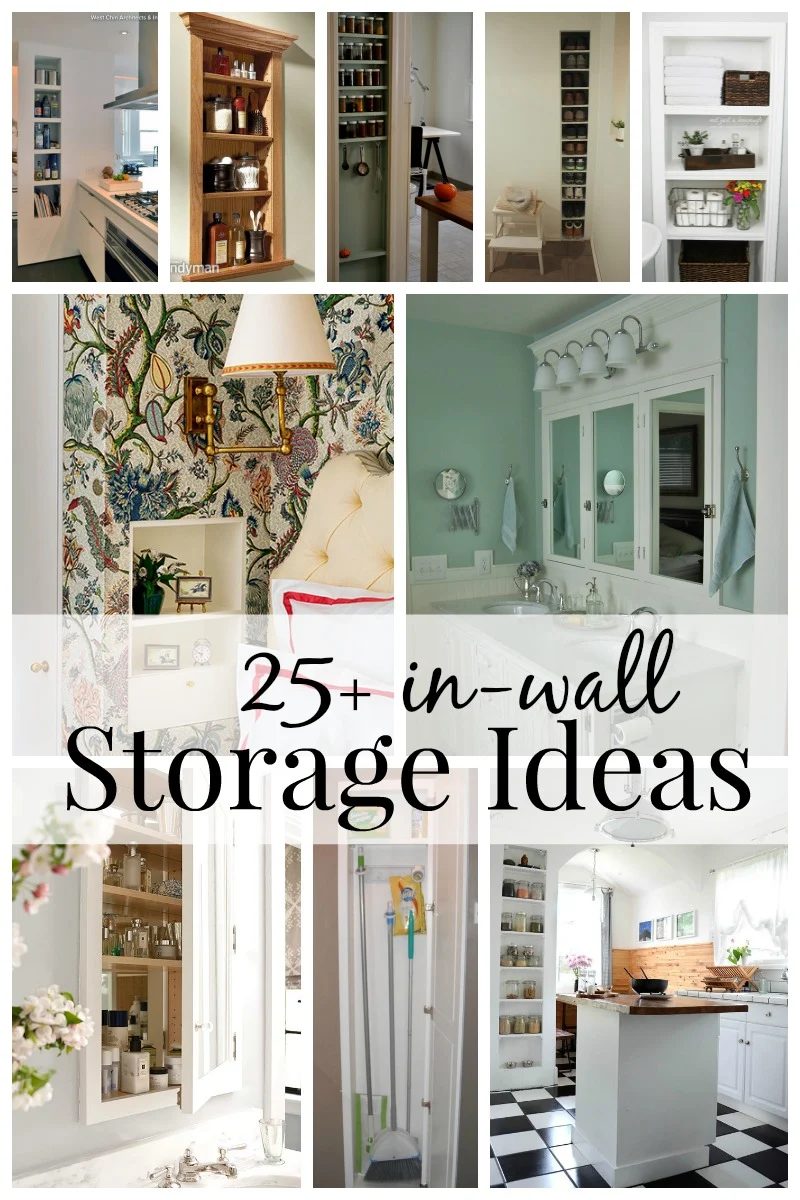 25+ In-Wall Storage options via Bekob.com