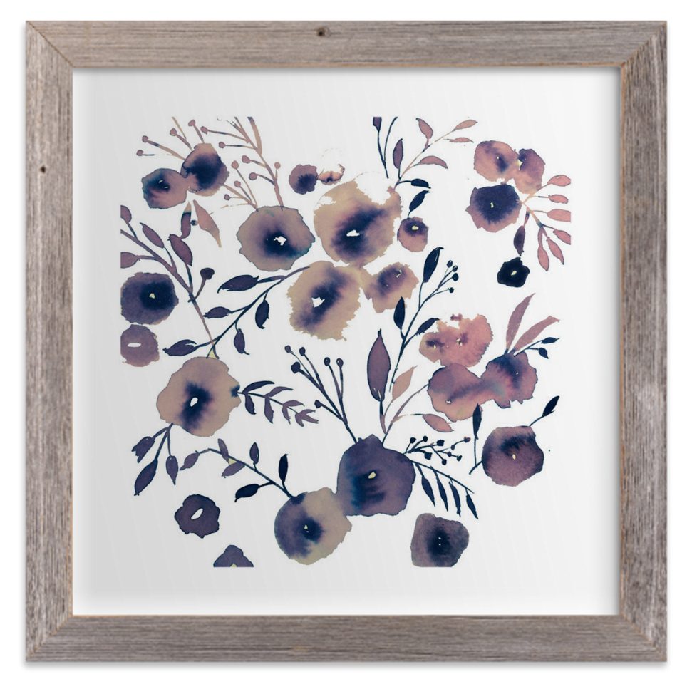 minted art snow flower