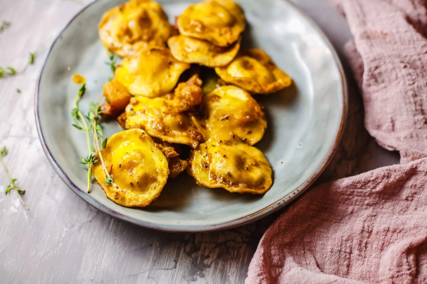 Brown Butter Pumpkin Ravioli