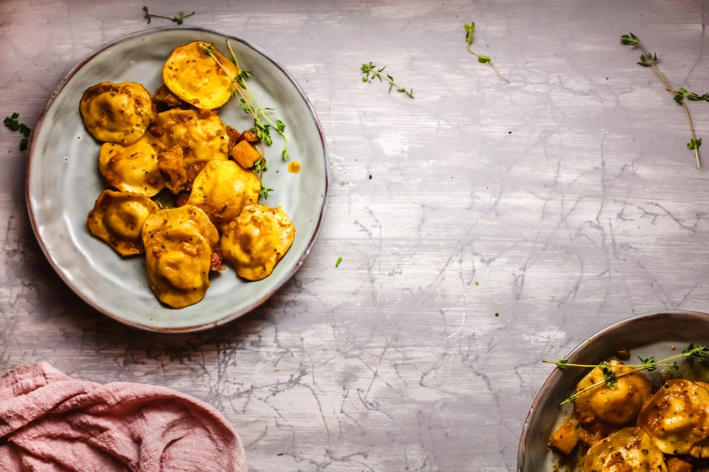 Brown Butter Pumpkin Ravioli