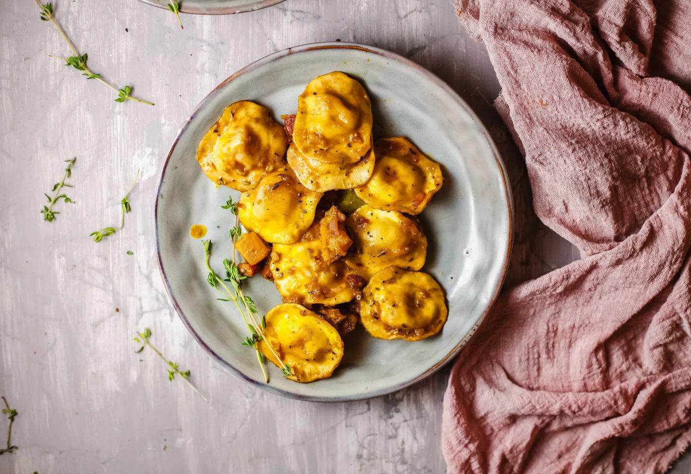 Brown Butter Pumpkin Ravioli