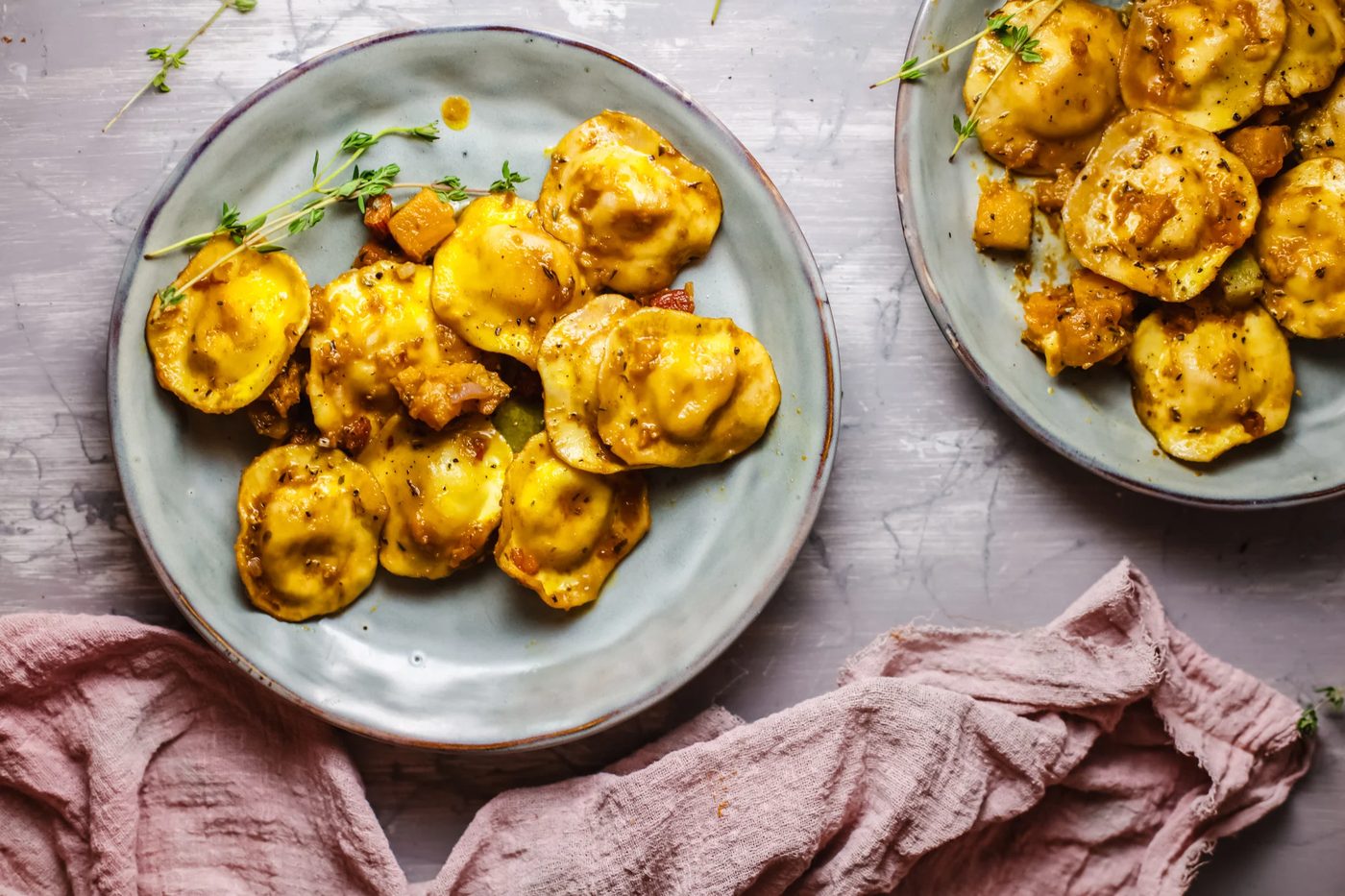 Brown Butter Pumpkin Ravioli