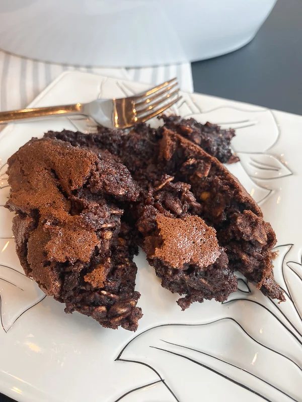 Chocolate Brownie Baked Oatmeal Not Vegan Foodieaholic 13