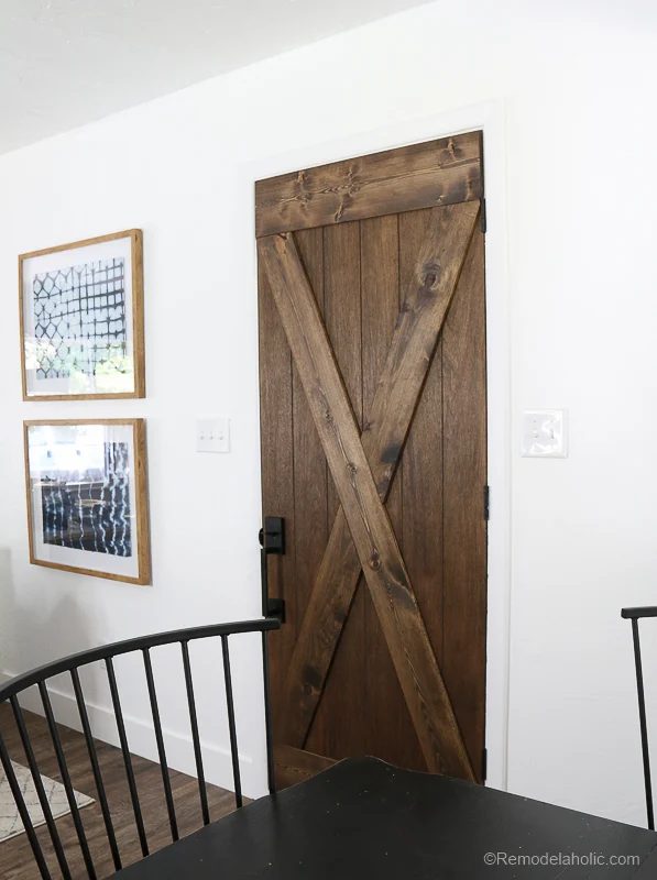 Barn Door From An Old Solid Core Door Makeover @Bekob 63