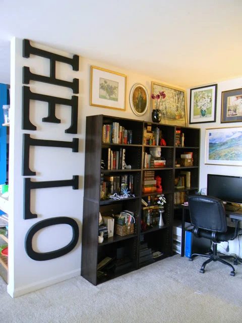 Handmade Wall Decor options: wall art, large letters (Pike's Place Blog)