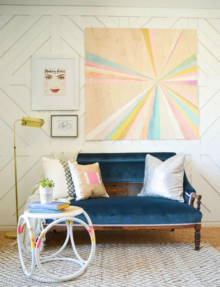 Large Wall Decor options: extra large pinwheel or starburst wall art Handmade (Vintage Revivals)