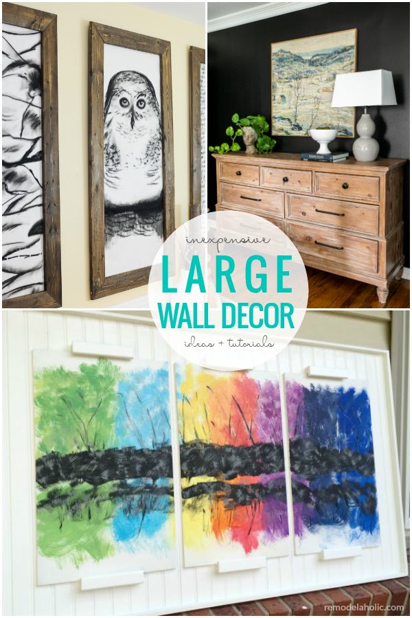 Inexpensive Large Handmade Wall Decor options For Large Wall Art, Bekob