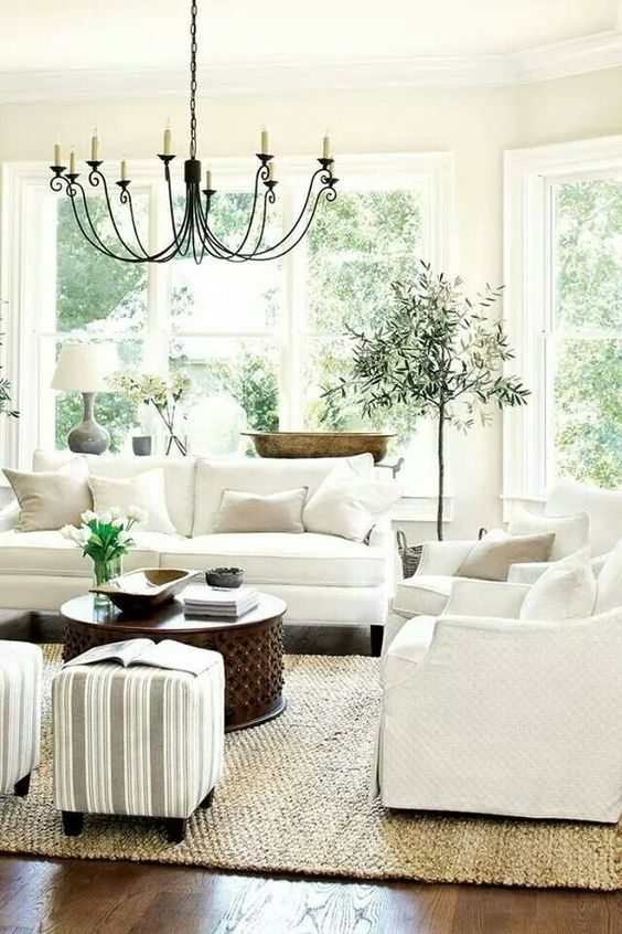 Farmhouse Family Room by Postbox Designs