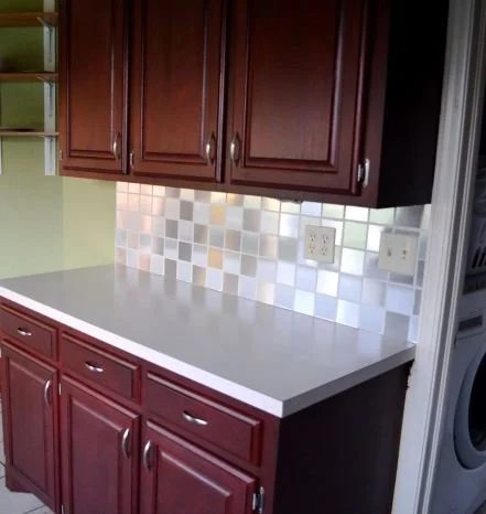 contact paper backsplash