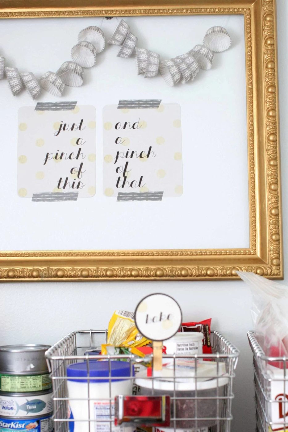 straightforward modest-cost pantry makeover and decor, Craftivity Designs on Bekob