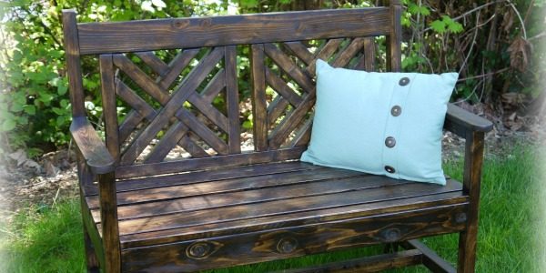 Build a Bench with a Woven Back