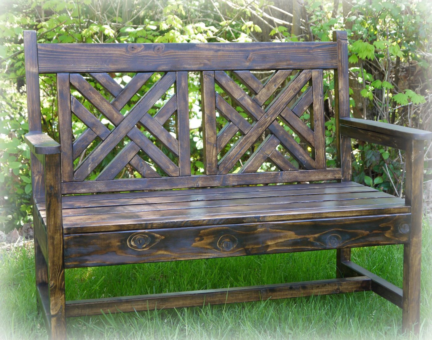 Red Hen Home build a woven bench 5