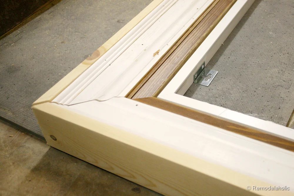 how to build a large chunky frame for a chalkboard-6 (2)