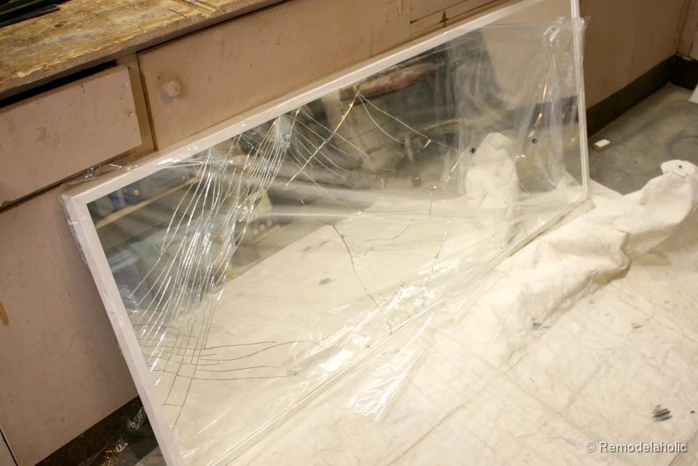 how to build a large chunky frame for a chalkboard-8