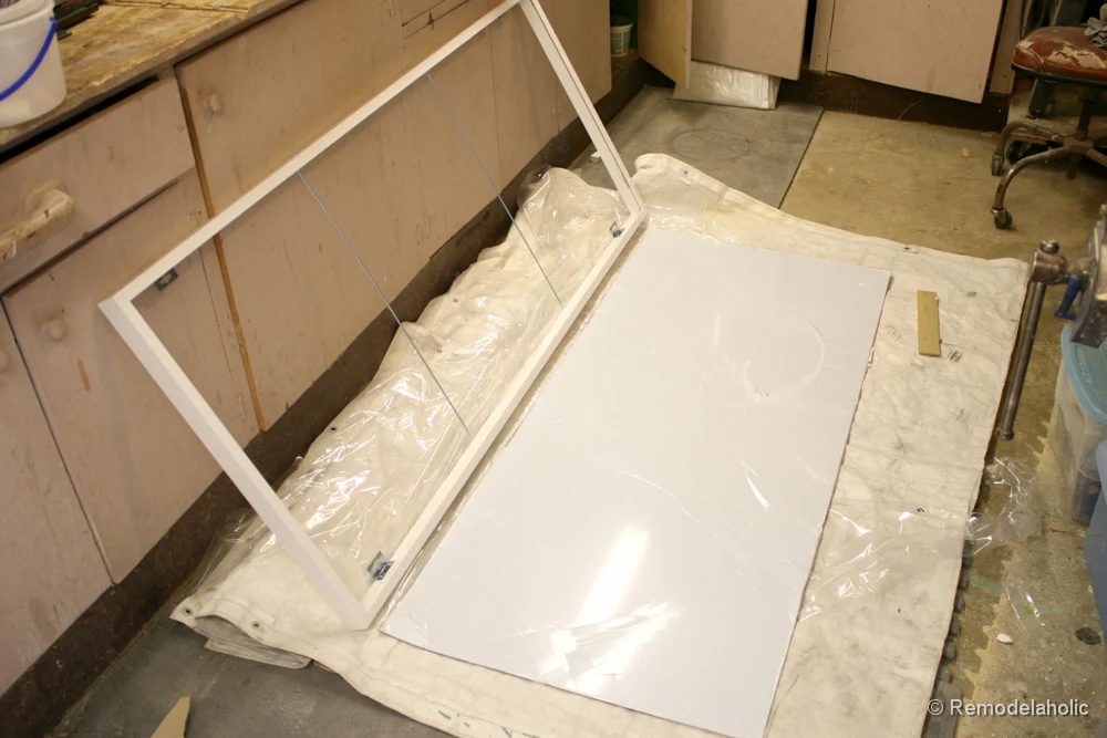 how to build a large chunky frame for a chalkboard-11