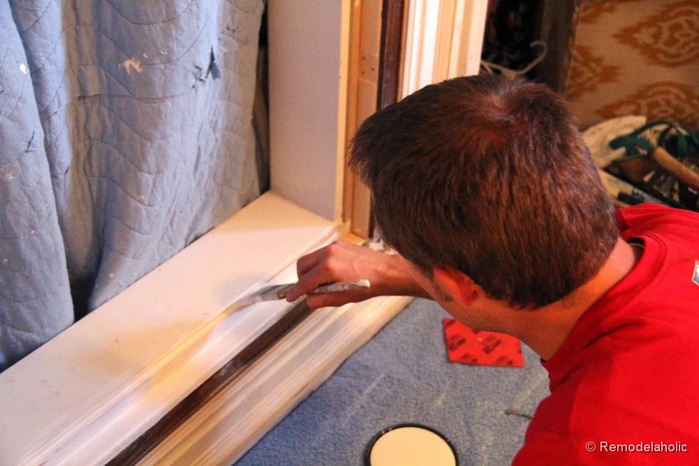 how to build a large chunky frame for a chalkboard-45