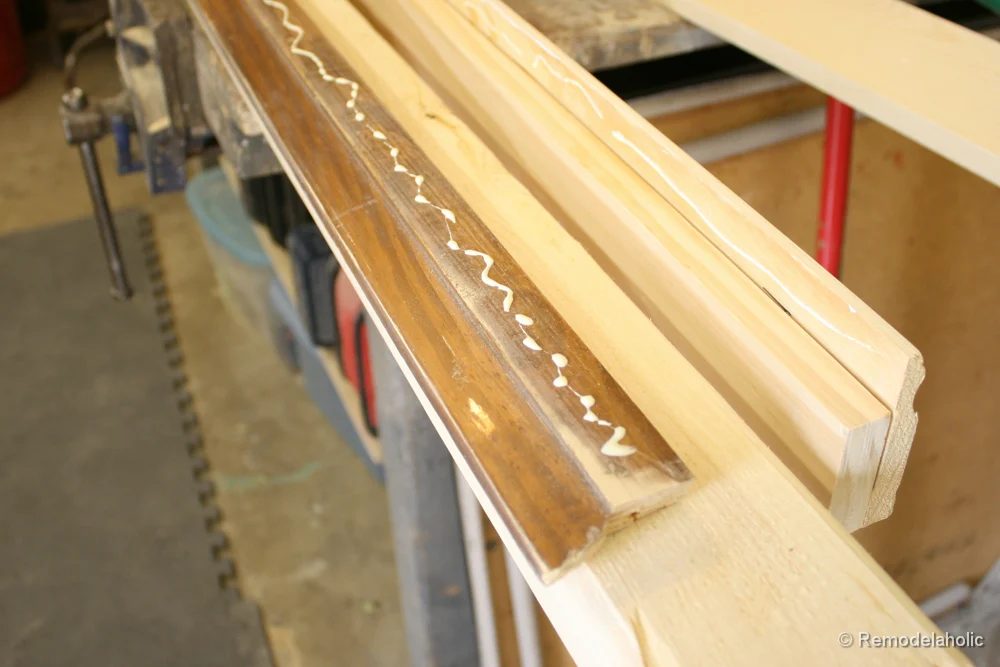 how to build a large chunky frame for a chalkboard-5a