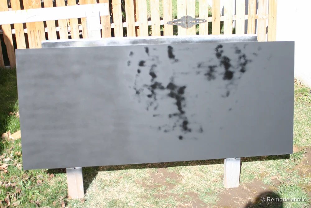 how to build a large chunky frame for a chalkboard-35